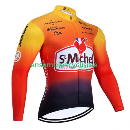 Maillot Cyclisme Manches Longues Saint Michel Auber 93 2023 Maillot Cyclisme Manches Longues Saint Michel Auber 93 2023